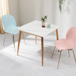 고급 세라믹 탁자 폭 좁은 공간 사무실 주방 거실 카페 식당 응접실 간이 폭 좁은 공간 활용 리빙 다이닝 가성비 철제 스틸 프레임 대리석 무늬... 