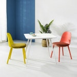 화이트 HPM 멜라민 탁자 폭 좁은 공간 주방 거실 테라스 카페 원룸 공간활용 리빙 다이닝 가성비 와이드 스틸 철제 다리 낮은 사각형 2인용... 