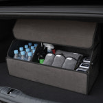 엠노블 스웨이드 트렁크정리함 소형 수납함 SUV 차량용신발장 세차툴백 : 데코M