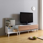 1인 가구 원룸 좌식 화장대 티비다이 세트 TV장 수납장 예쁜 : 워니S몰