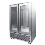 프레쉬 45박스 올냉동고 글라스도어x2 하부기계실 간냉식 올스텐 디지털 KBM-45FG2 : 디씨키친