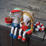 [라나돌스] 꼬꼬마의 여름방학 손뜨개인형 DIY : 라나돌스의 손뜨개인형