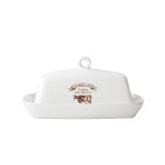 버터디쉬 디저트접시 치즈플레이트 레터링 결혼선물 유럽   세라믹 커버 먼지가 많은 버터 : 세상을 담다.