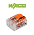와고 전선 커넥터 독일WAGO 와고커넥터 모든전선용 2폴 (221-412) 1개 : LED앤샵