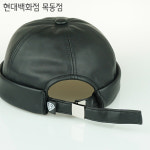 [현대백화점][햇츠온]H2134-013BK HatsON 브랜드 남자 여자 겨울 사계절 블랙 와치캡 비니 챙없는 모자 AA : 현대백화점