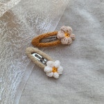 [시심나아트리본] 감성 꽃잎 똑딱핀 단품 핸드메이드핀 : 시심나아트리본