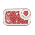 돌산멜라민(DS-7388) 만수 원초장접시 : 그릇왕