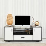 유니크 고급진 2단 높은 거실장 티비장 컴퓨터 테이블 홈카페 : 워니S몰