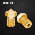 5 / V5 V6 노즐 0.2 /0.25/0.3/0.4/0.5/0.6/0.8/1.0 품 구리 1.75mm 필멘트 M6 나사 황동 3D 프린터 : 친절한 구대씨4