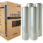 오성 스트레치필름 공업용랩 파렛트랩 포장용랩 4롤 1박스 15mic 500mm 350m : UNICEcp