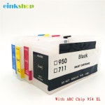 Einkshop 954 HP 954XL XL 리필 카트리지 교체 OfficeJet Pro 7740 8210 8710 8720 8730 프린터 자동 리셋 칩 : 친절한 구대씨3