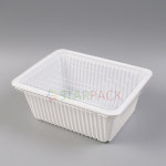 실링용기 TY-2318 뚜껑 600개입 PET 투명 : STARPACK