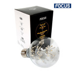 포커스 LED 눈꽃전구 G80 2W E26 엘디자인램프 : 큐씨조명