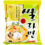 [새롬식품] 쌀라면 (110g) 우리밀 / 감자 채식 김치 짬뽕 해물맛라면 : 산수몰
