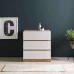 북유럽 모던 깔끔한 3단 서랍수납장 600 서재 인테리어 고급 : 워니S몰