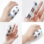 손가락부목 아대 손가락밴드 새끼 손가락보호대 고정 골프 테니스 엄지 깁스 : 유일글로벌