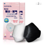 국산 참조은 KF94 마스크 홈쇼핑 KF-94 대형/소형 100매 화이트 블랙 : 해울 라이프