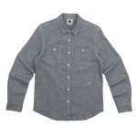 h7599 남성 100 데님 긴팔 남방 바이크리페어샵 구제모은 : 구제몬