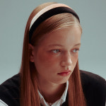 엘리자베스모먼트 블랙&카멜 투톤 벨벳 헤어밴드 / Elizabeth Moments Black&Camel Two Tone Velvet Headband : 엘리모