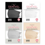 데니벨 마스크 대형 국산 50매 일회용 덴탈마스크 새부리형 KF94 컬러 : 리빙투유샵