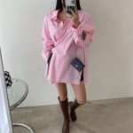 J3098 무드 스퀘어 롱 부츠 2col : 리리스 RIRIS