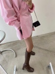 J3098 무드 스퀘어 롱 부츠 2col : 리리스 RIRIS