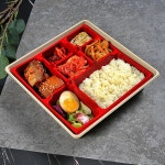 SW 03-5 7칸 펄프도시락 [200SET x 671원] : 에코두레