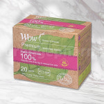 동성제약 와우 프리미엄 생리대 대형 유기농 순면 약국 날개형 : 오렌지헬스스토어