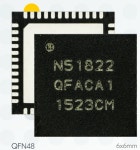 NRF51822 QFAB 6X6mm 128K QFN48 블루투스 4.2 SoC MCU Cortex-M0 : MegaParts