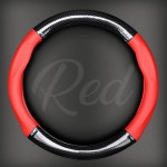 자동차 핸들커버 카본 가죽 레이 스파크 모닝 쏘렌토 전차종호환 : 꿈알상점