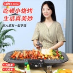 꼬치 구이 기계 닭 양 캠핑용 생선 전기 바베큐 그릴 가정용 실내 무연 스토브 작은 철판 : 굳즈토어