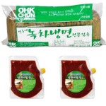 옥천 녹차 냉면 비빔 세트 10인분 가정용 대용량 전문점 분식 식당 : 다자바바