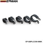 10PCS x 알루미늄 고무 줄 쿠션 P 클램프 ID 14.3mm AN6 SS 호스 블랙블루 EPGBPLCC9009 : 디에스트레이딩121