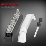 포지티브 네거티브 버스 바 배터리 전원 12V 분배 블록 4 X M6 자동차 터미널 블록 스터드 6 X M4 보트 용 터미널 버스 : 디에스트레이딩121