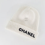 [정품패키지] 샤넬 CHANEL 레터링 로고 비니 화이트 AA8446 B08819 10800 : 더플로우커머스