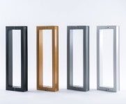 도무스 강화도어손잡이 G224GR 40x18 P340mm 그레이 목문 유리문 가마찌 : 남선하드웨어금속