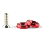 10 개대 다채로운 M6 JDM 자동차 수정 육각 패스너 펜더 와셔 범퍼 엔진 오목한 나사 자동차 스타일링 : 디에스트레이딩121