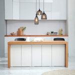 리즈하임 아인스 높이720 아일랜드식탁 수납형 홈바 테이블 조리대 식탁 일반형 1800 : 리즈하임 : RIZHEIM