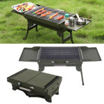 캠핑그릴 숫불그릴 야외 석쇠 바베큐그릴 선반형 : 바른사나이 잡화점