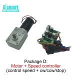 Bringmart웜 기어 모터 DC 12V 24V 고 토크 미니 기어 박스 감속기, 마이크로 모터 10470rpm 자동 잠금 엔진 반전 DIY 로봇 : 골든브리지