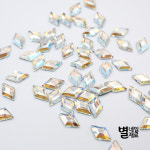 스와로브스키 2773 다이아플랫백 크리스탈쉬머 5mm 대용량 50개입 : 별네일재료