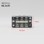 동아베스텍 단자대 30A 3P 고정식 DFT30A3P : 반월단자