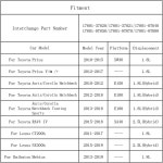 178010T040 Toyota Auris Corolla Hatchback 2010 2011 2012 2013 2014 E150 E180 1.8L 하이브리드 : 디에스트레이딩121