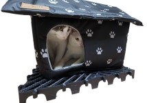 길고양이집 길냥이 급식소 실외 야외 고양이집 : 그램도그