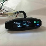 바이크 바이크 바이크 오토바이 속도계 디지털 주행 거리계 1200RPM 5 기어 오일 레벨 LCD 디스플레이 12V 범용 바이크 바이크 바이크... 