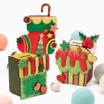 민화샵 크리스마스 양말 저금통 만들기 클레이포함 폼클레이세트 저금통꾸미기 DIY 크리스마스소품 재료 장식 용품 : 꼼지락만들기