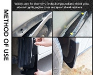 10x 자동차 엔진 스플래시 가드 셀프 태핑 나사, 폭스 바겐 폭스 바겐 제타 MK5 6 골프 4 5 6 7 CC 티구안 파사트 B5 B6 b7 폴로용... 