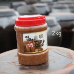 [함평] 100%국내산 전통재래식된장 시골된장 2kg : 함평입석마을메주된장