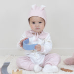 메르베 신생아 바디슈트 아기내복 사계절 겨울 긴팔 9부 바디수트 세트 50일 100일 6개월 아기옷 (백일/돌) : 메르베