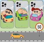 짱구 붕붕카 빅 아크릴 초대형 자동차 그립 톡홀더 투명 세트 아이폰 15 케이스 : 덕질메이트